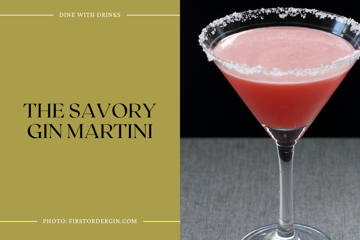 The Savory Gin Martini
