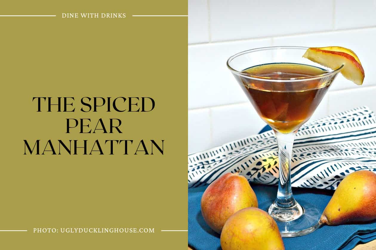The Spiced Pear Manhattan