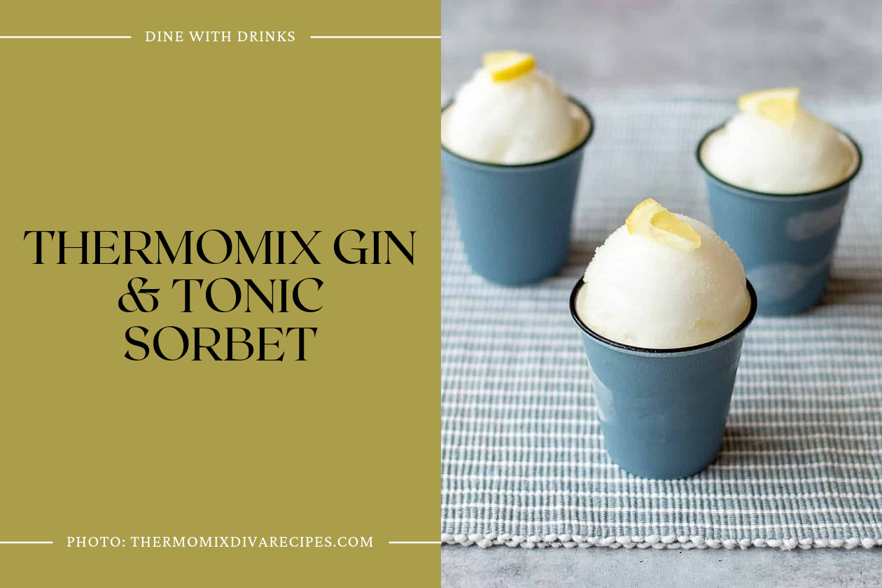 Thermomix Gin & Tonic Sorbet