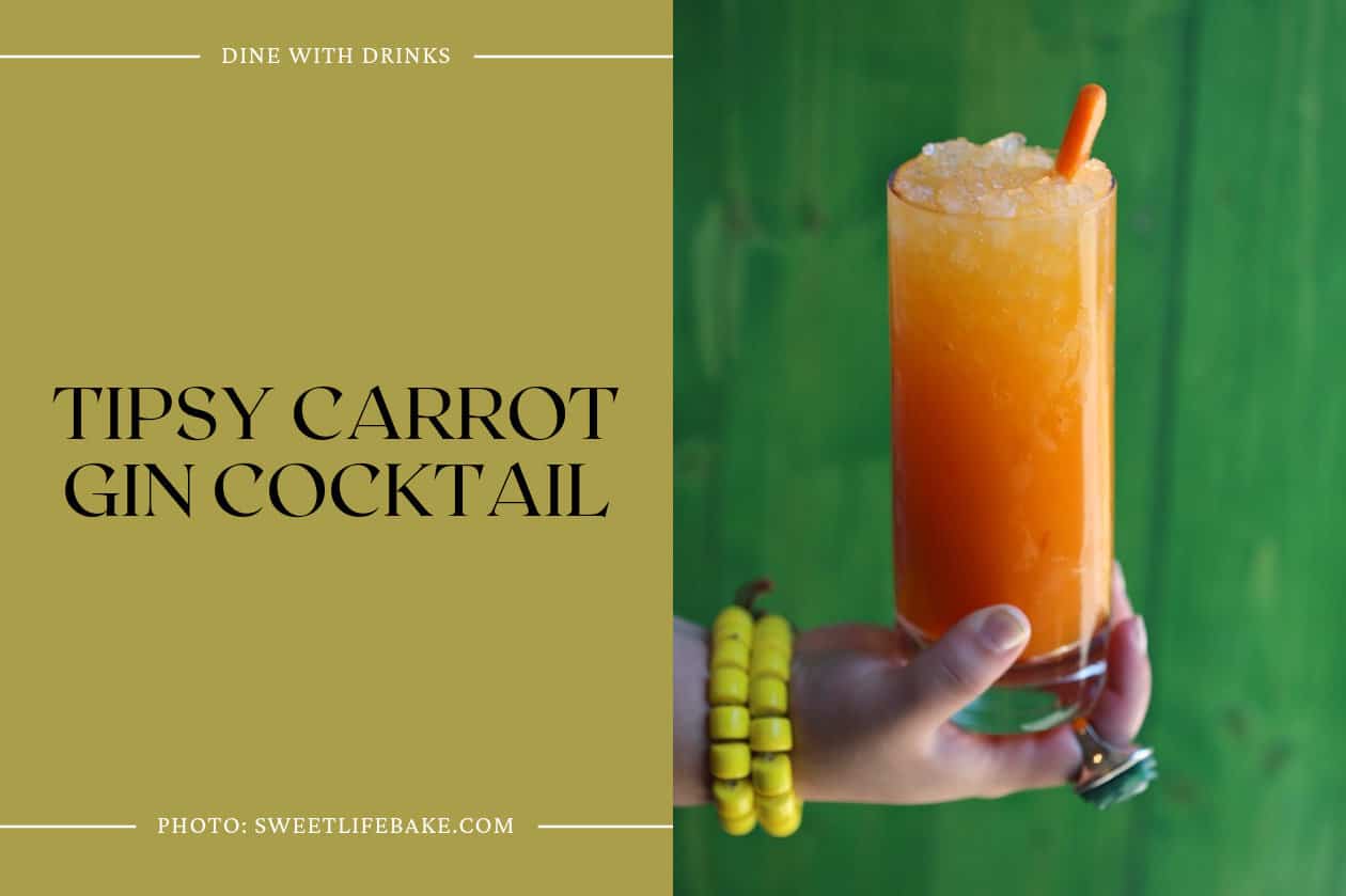 Tipsy Carrot Gin Cocktail