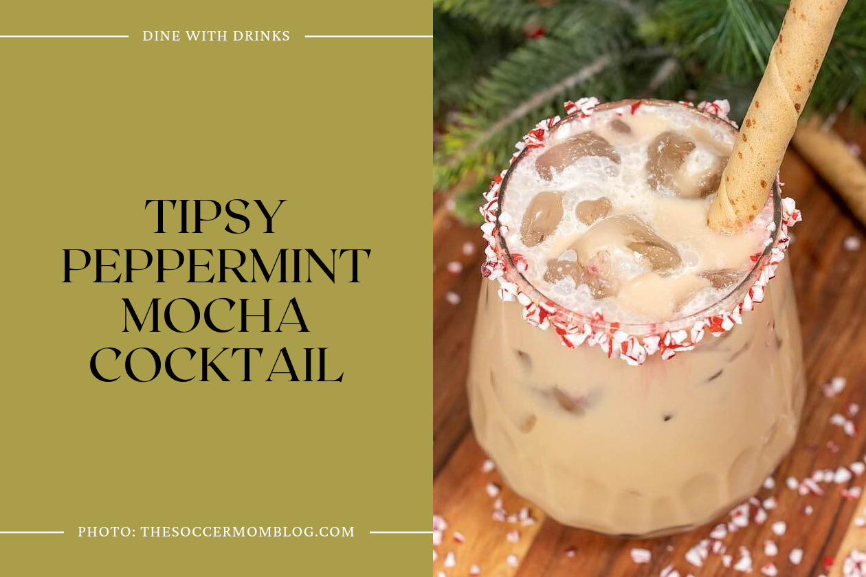 Tipsy Peppermint Mocha Cocktail