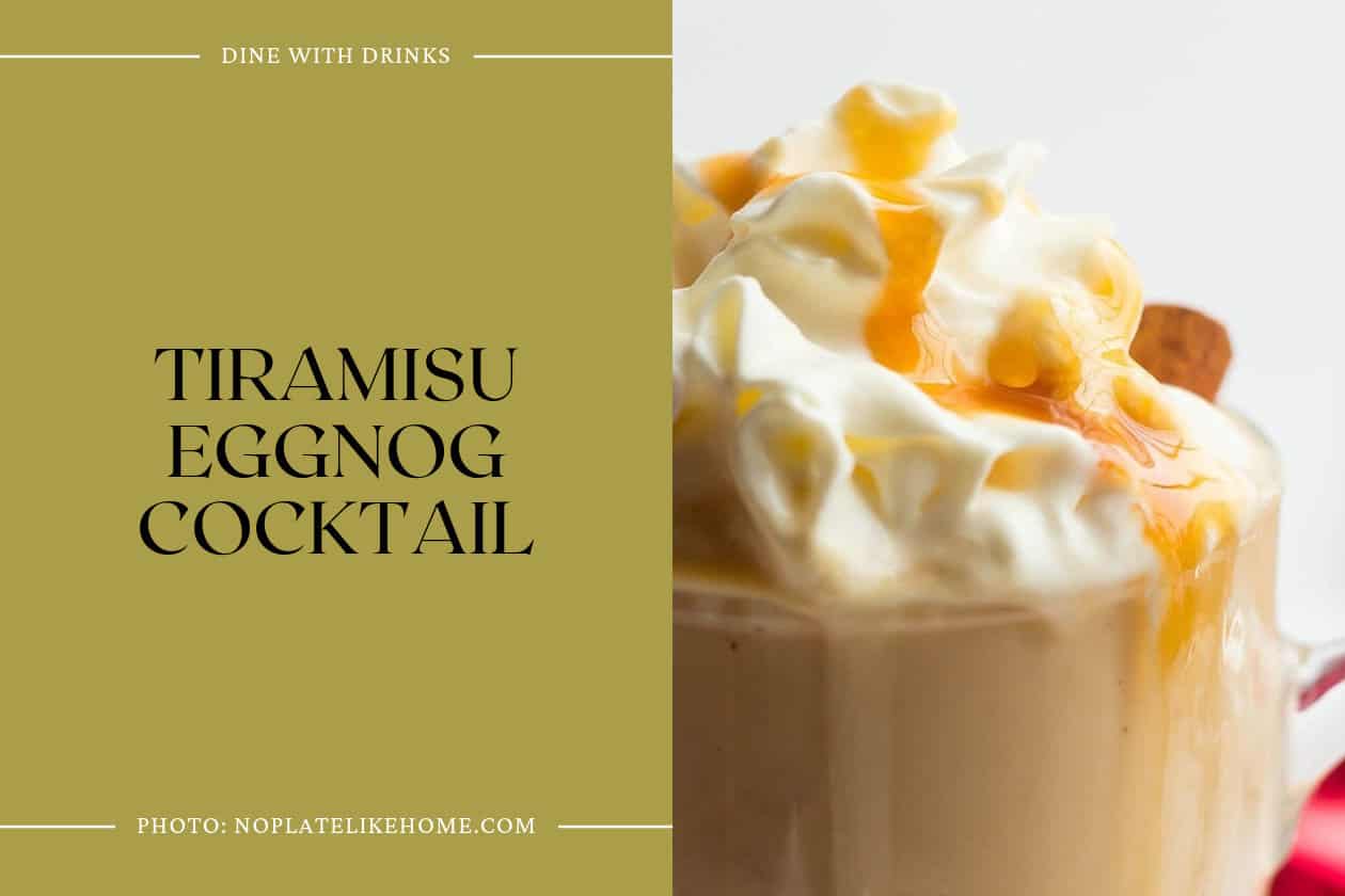 Tiramisu Eggnog Cocktail