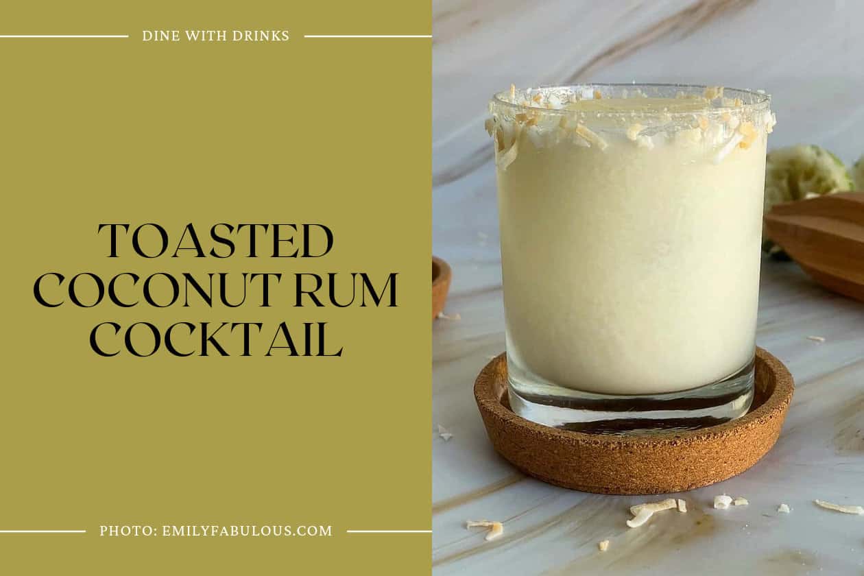 Toasted Coconut Rum Cocktail