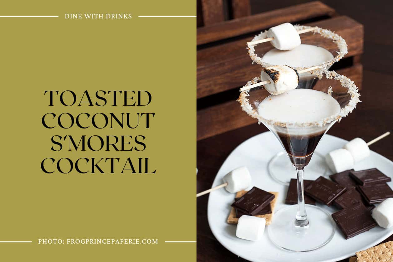 Toasted Coconut S'mores Cocktail