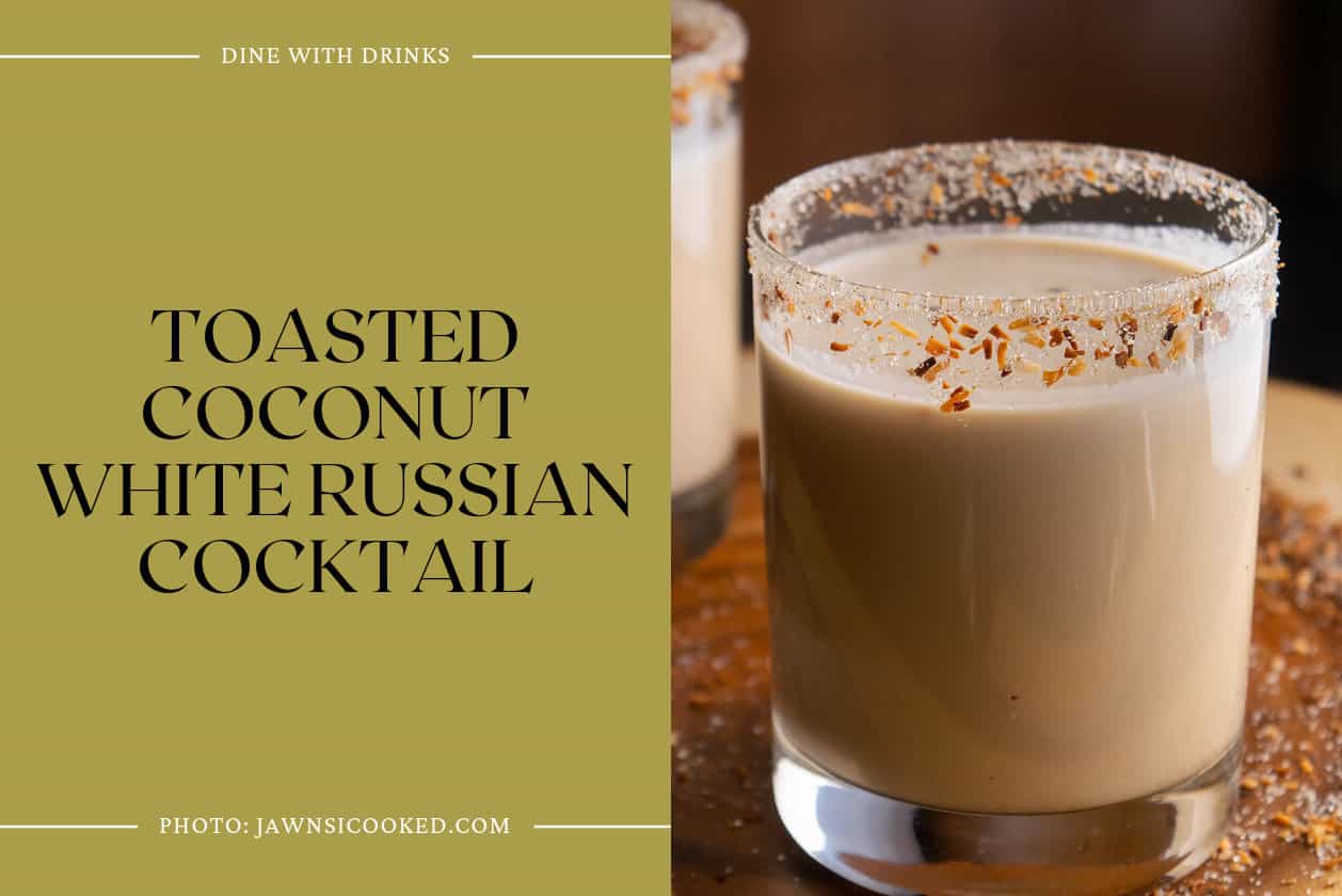 Toasted Coconut White Russian Cocktail