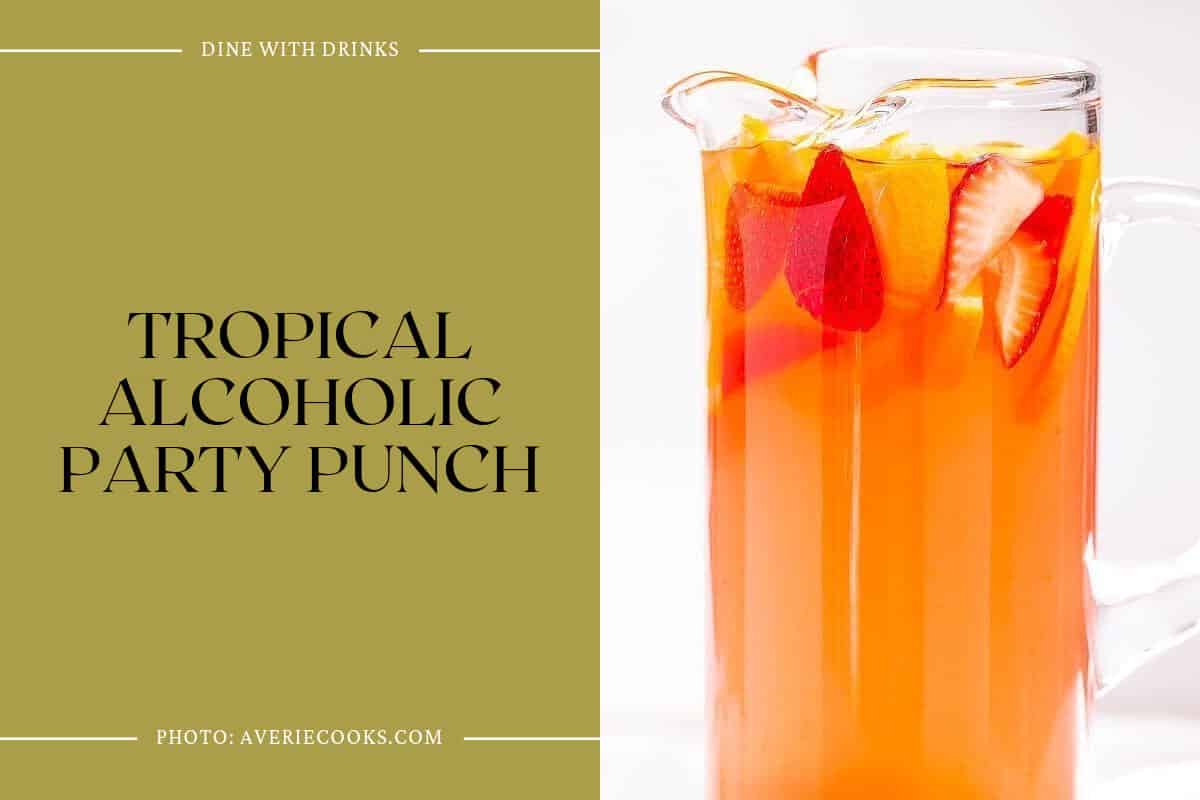 Tropical Alcoholic Party Punch