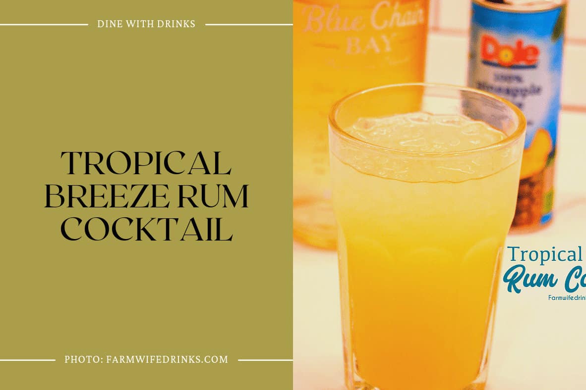 Tropical Breeze Rum Cocktail