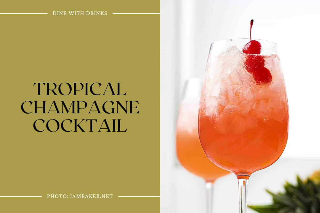 Tropical Champagne Cocktail