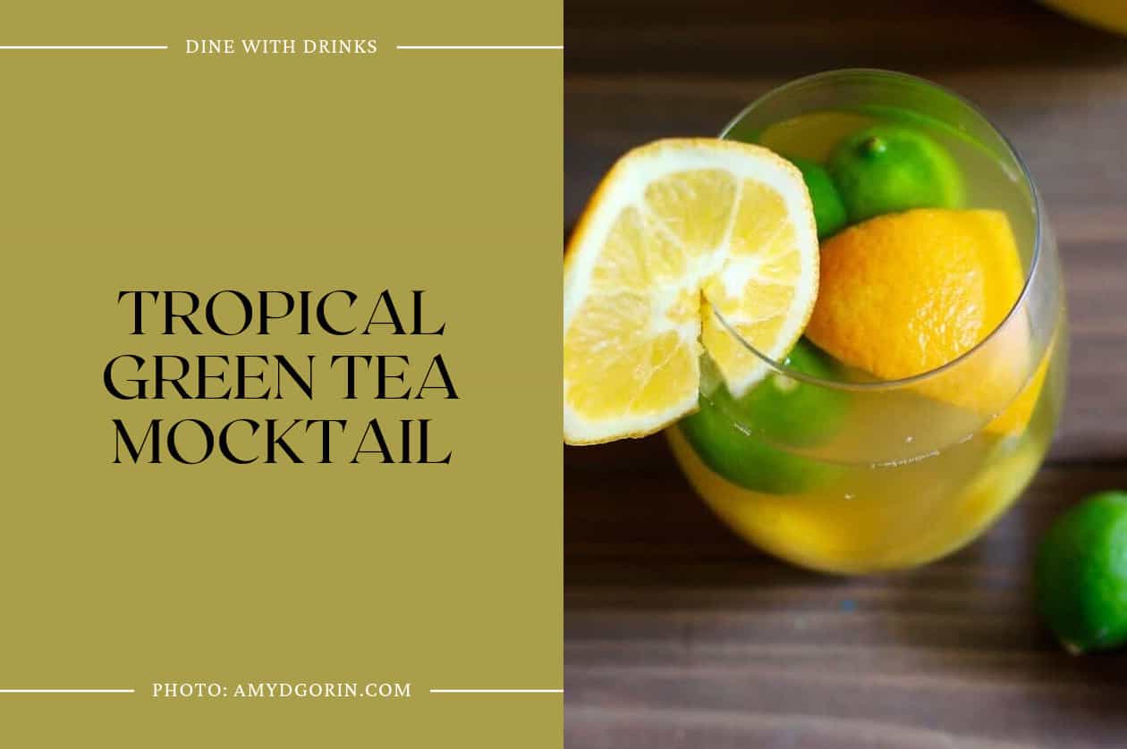 Tropical Green Tea Mocktail