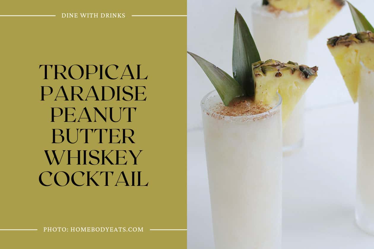 Tropical Paradise Peanut Butter Whiskey Cocktail