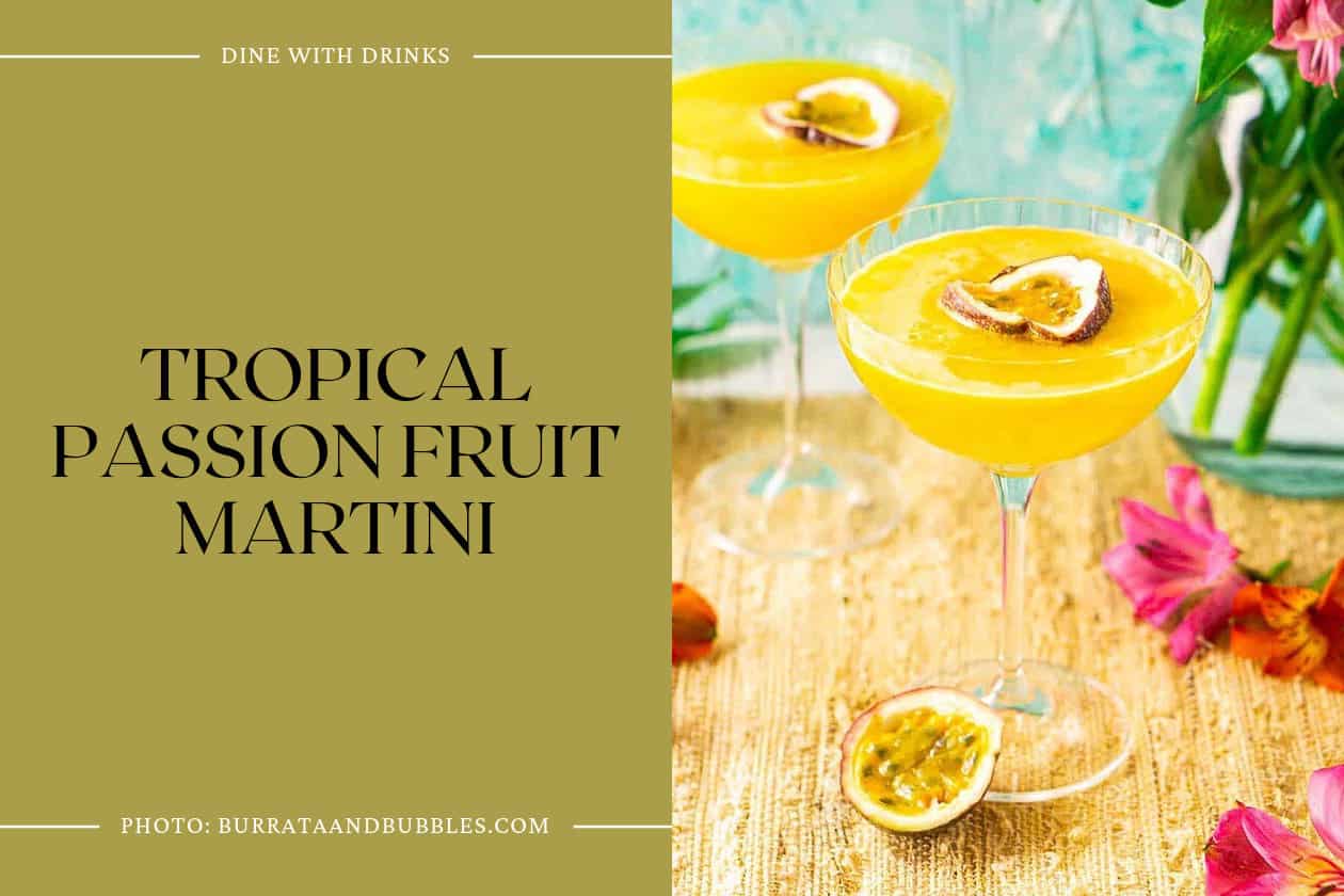 Tropical Passion Fruit Martini