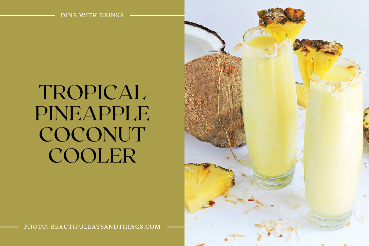 Tropical Pineapple Coconut Cooler