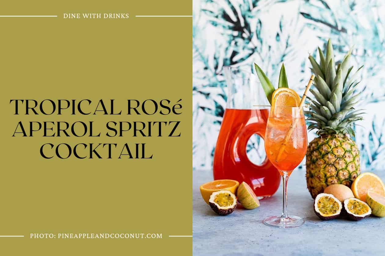 Tropical Rosé Aperol Spritz Cocktail