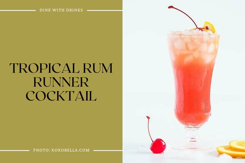 Tropical Rum Runner Cocktail