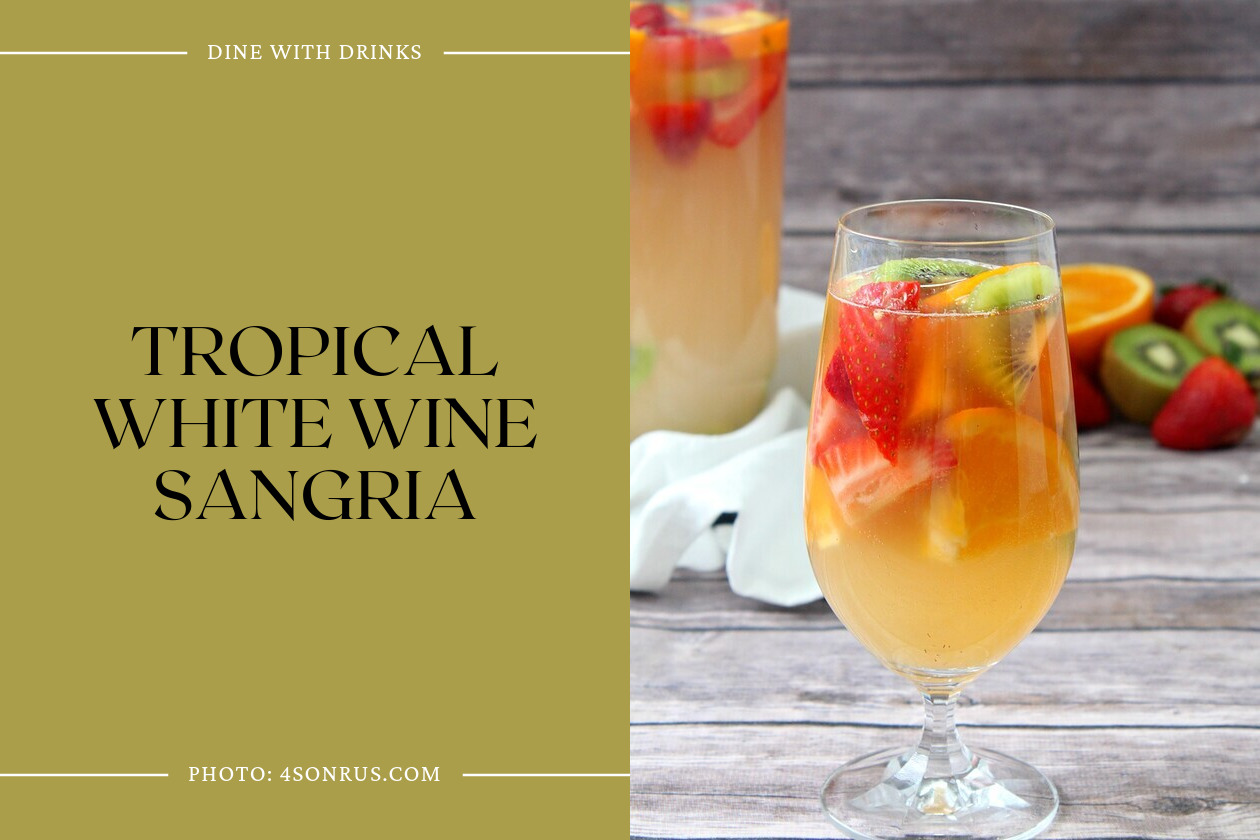 Tropical White Wine Sangria