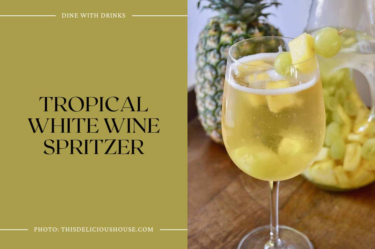Tropical White Wine Spritzer