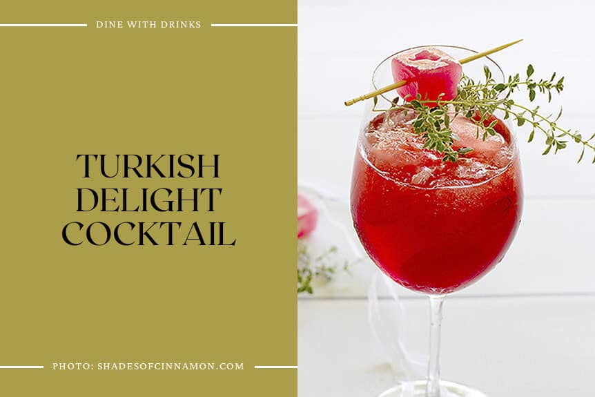Turkish Delight Cocktail