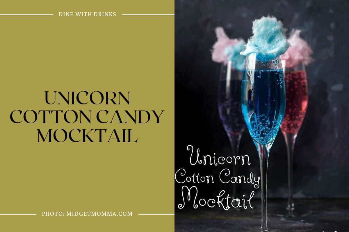 Unicorn Cotton Candy Mocktail