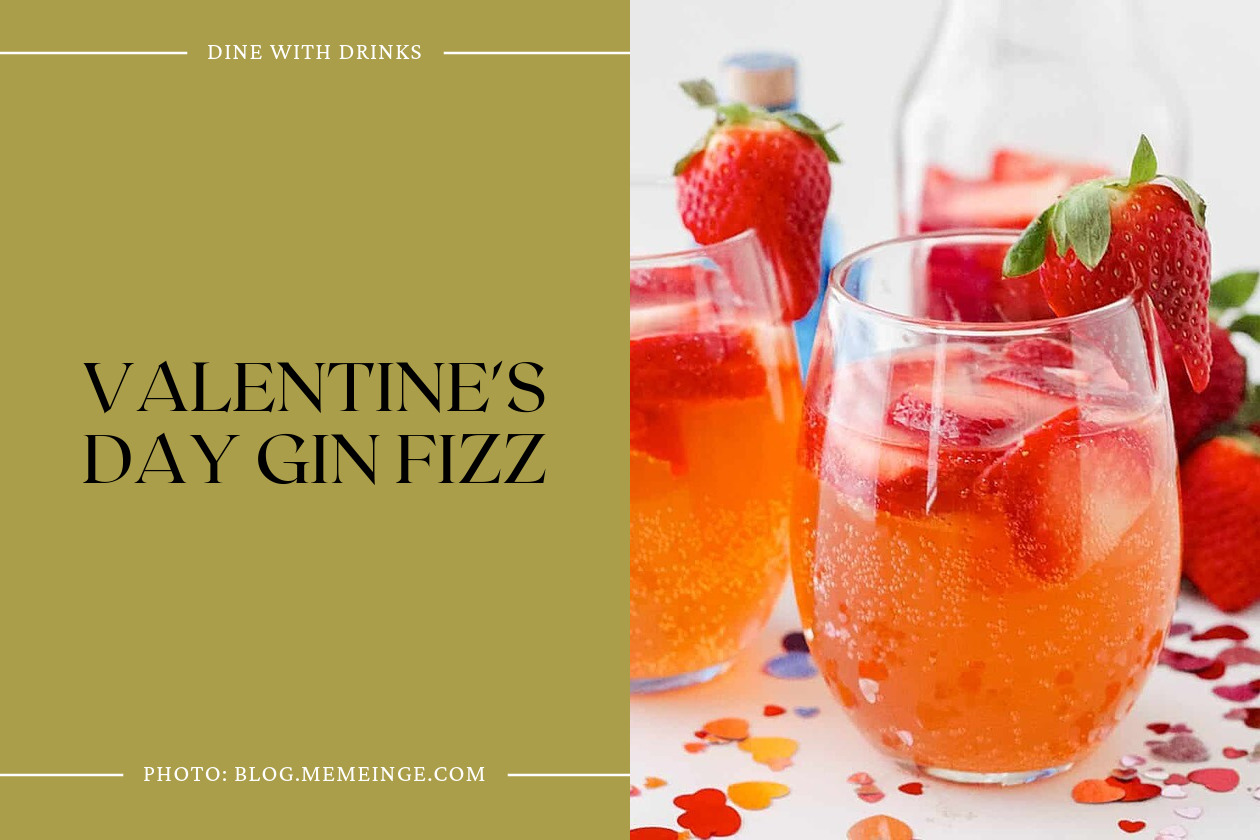 Valentine's Day Gin Fizz