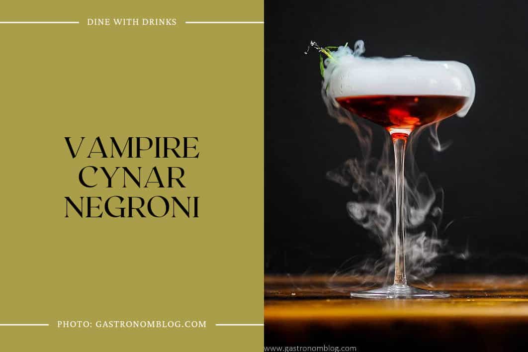 Vampire Cynar Negroni