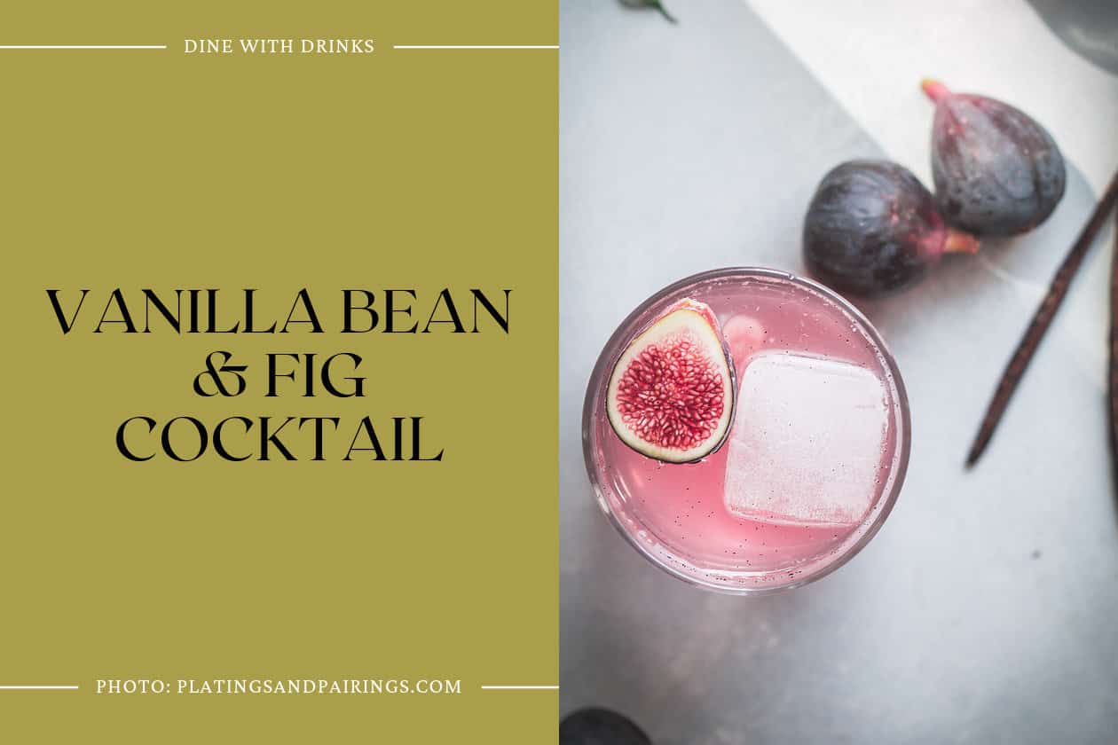 Vanilla Bean & Fig Cocktail