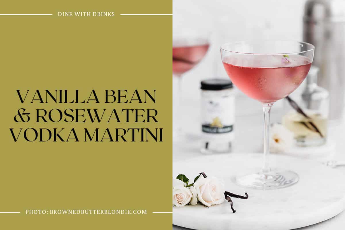 Vanilla Bean & Rosewater Vodka Martini