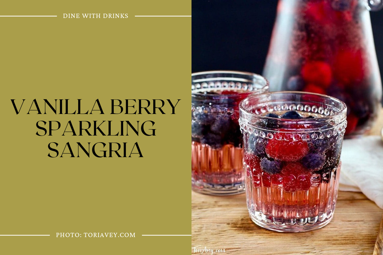 Vanilla Berry Sparkling Sangria