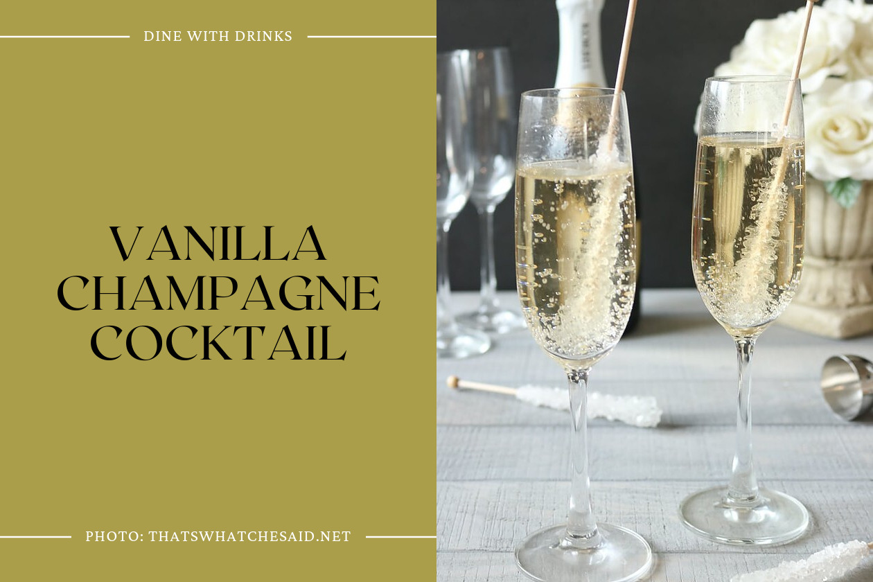 Vanilla Champagne Cocktail