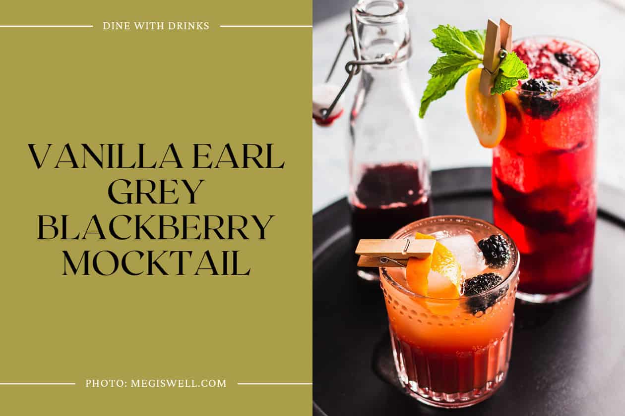Vanilla Earl Grey Blackberry Mocktail