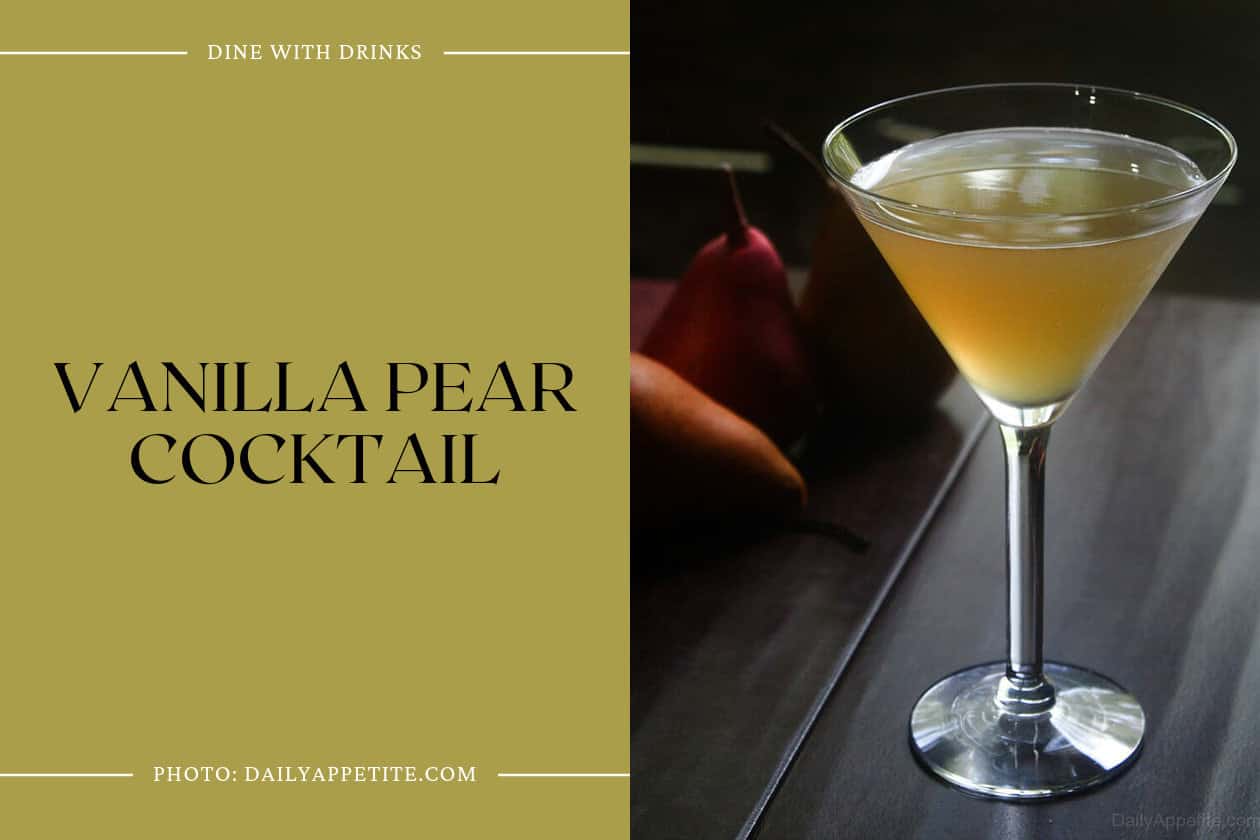 Vanilla Pear Cocktail