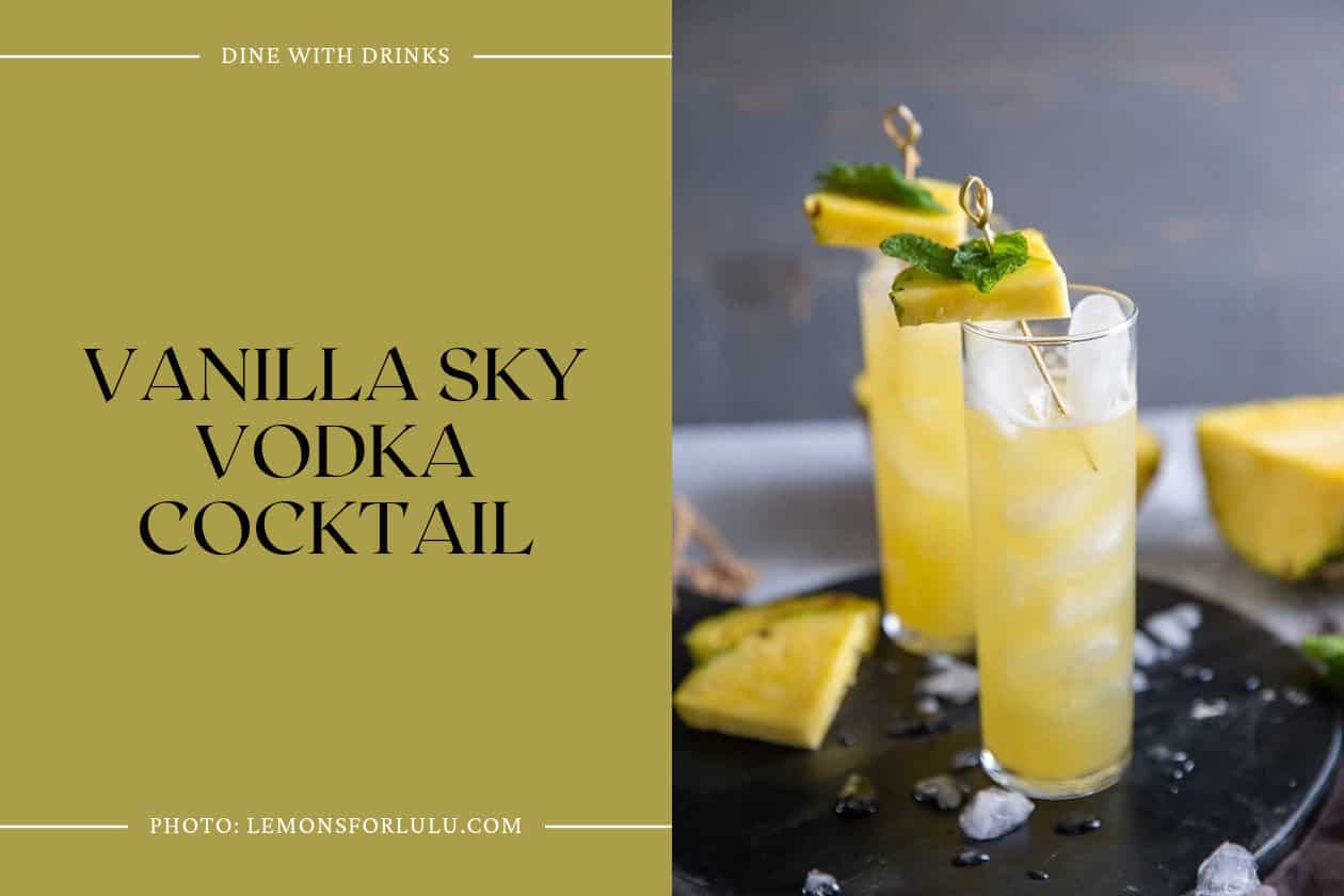 Vanilla Sky Vodka Cocktail