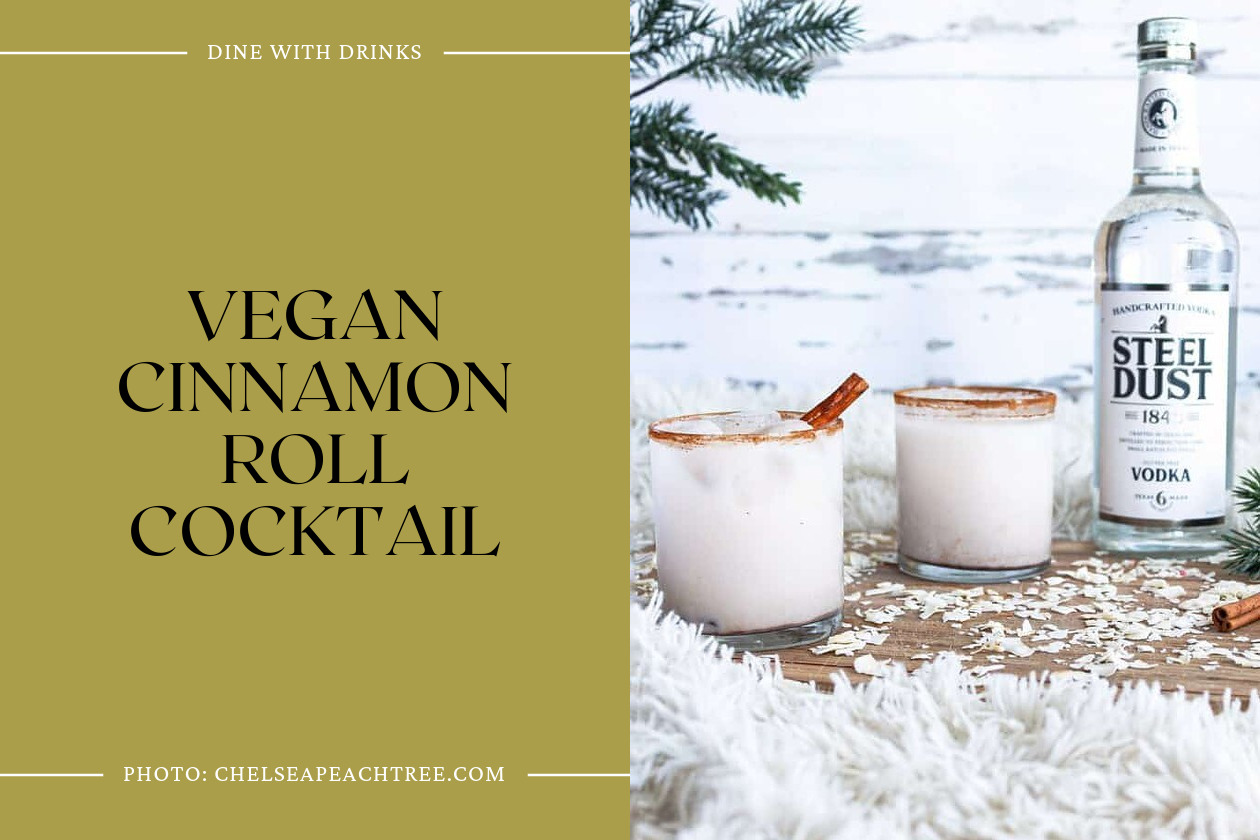 Vegan Cinnamon Roll Cocktail