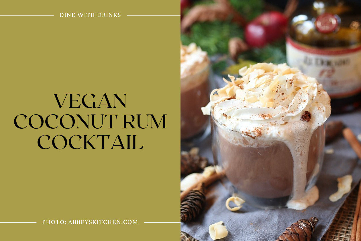 Vegan Coconut Rum Cocktail