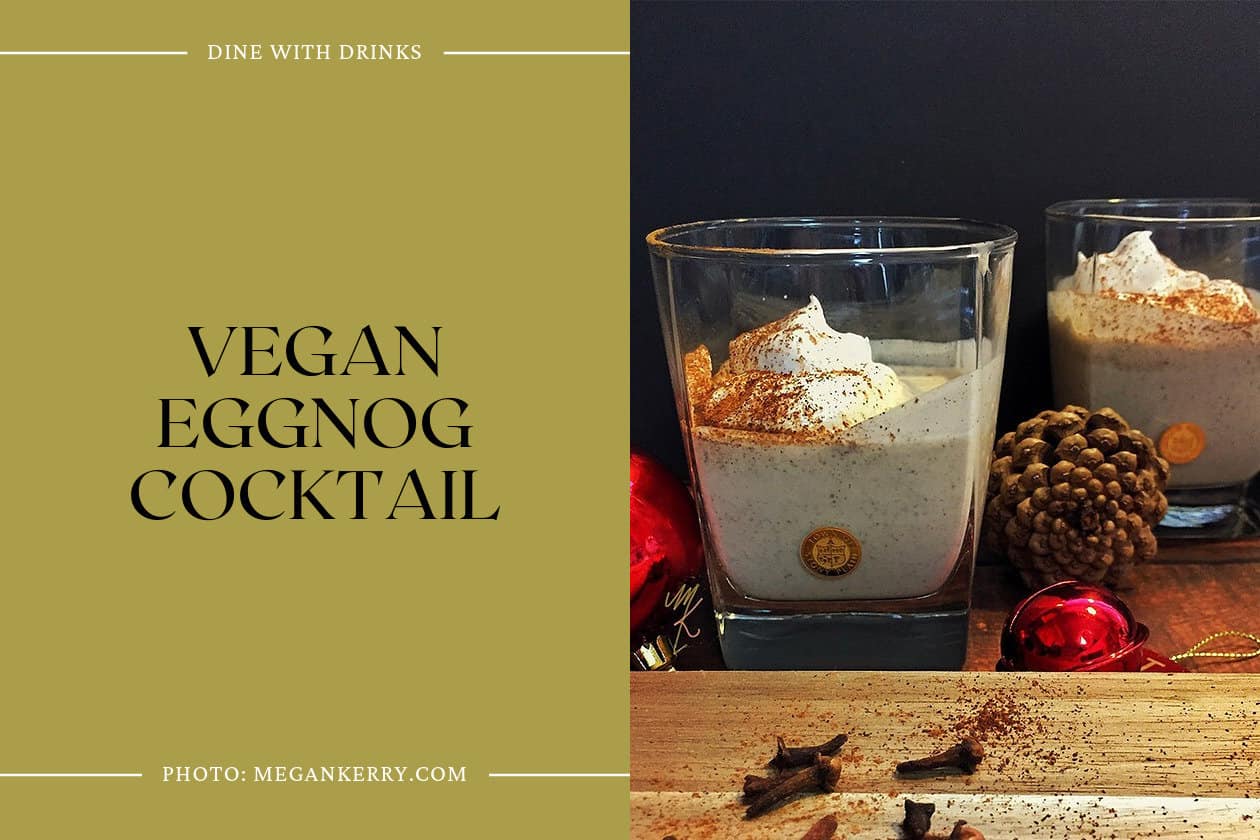 Vegan Eggnog Cocktail