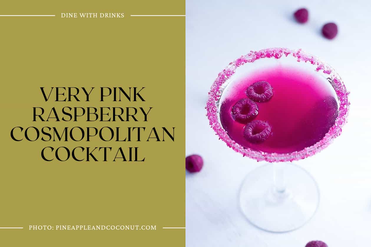 Very Pink Raspberry Cosmopolitan Cocktail