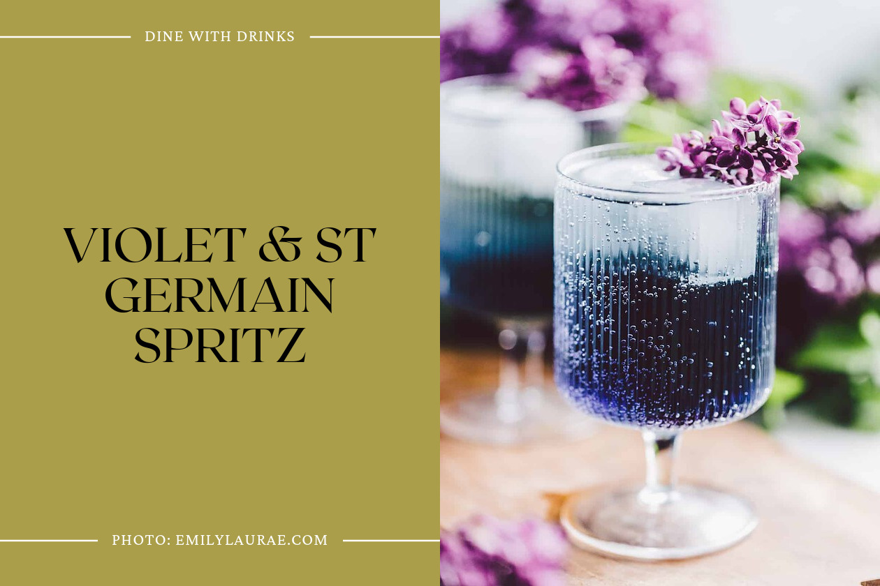 Violet & St Germain Spritz