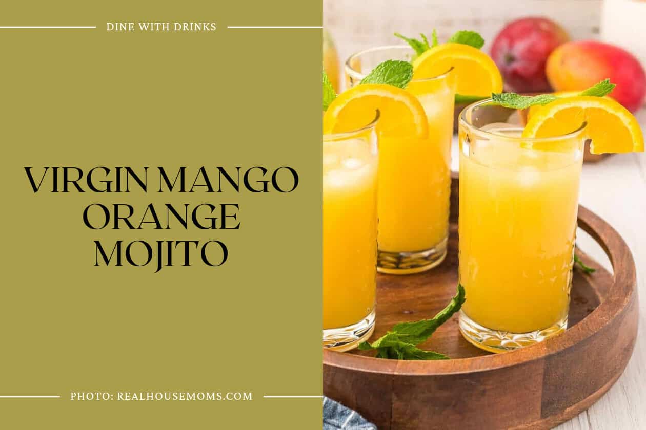 Virgin Mango Orange Mojito