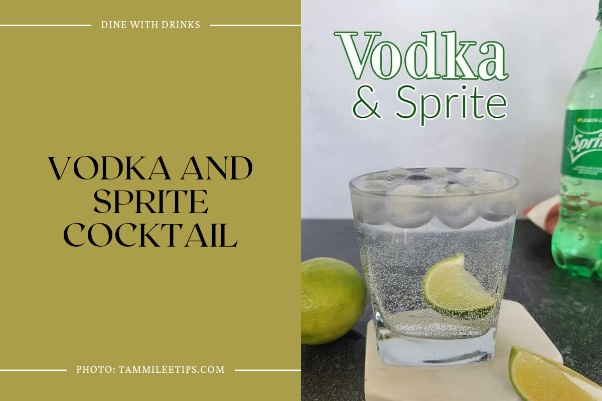 Vodka And Sprite Cocktail