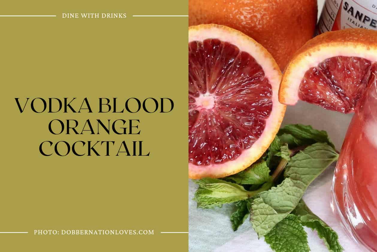 Vodka Blood Orange Cocktail
