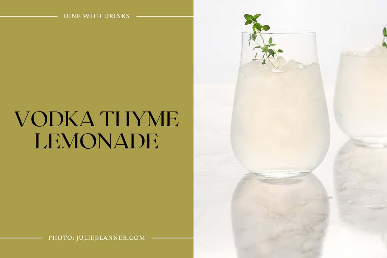 Vodka Thyme Lemonade