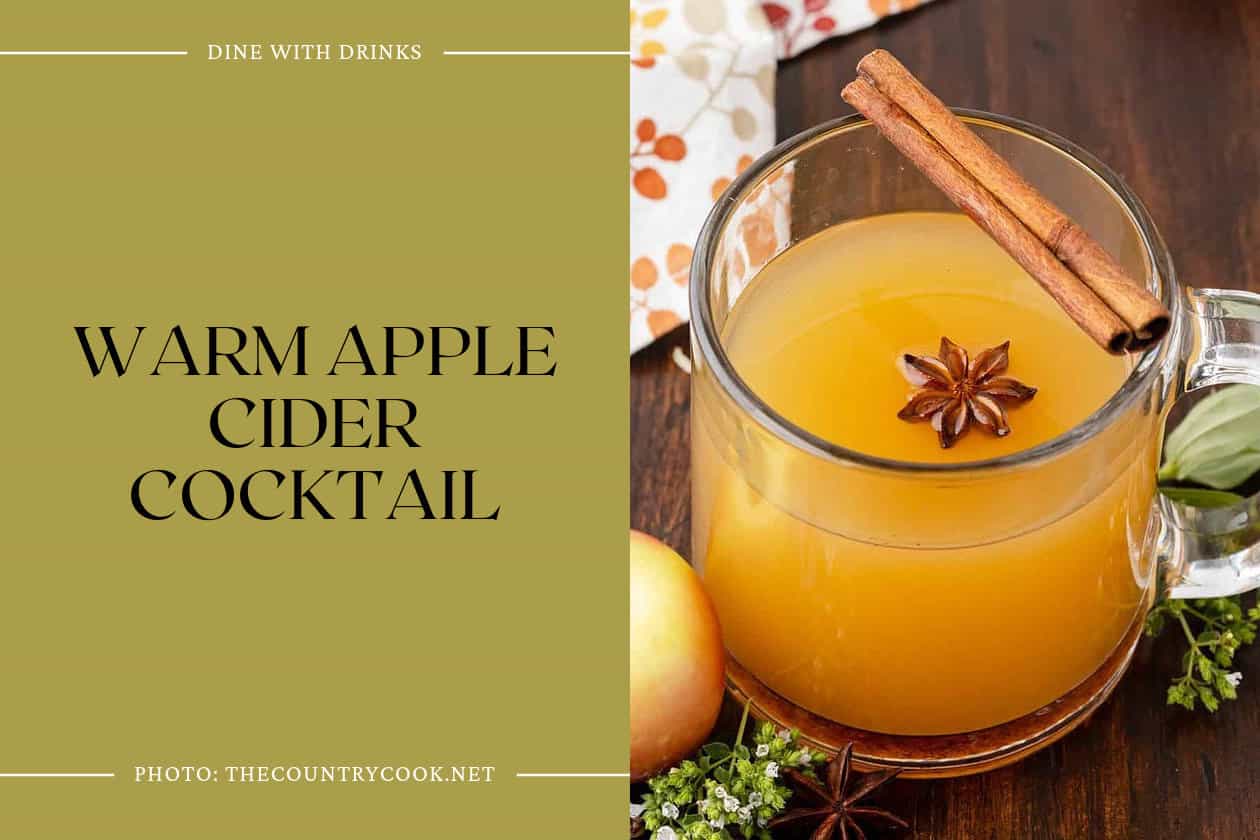 Warm Apple Cider Cocktail