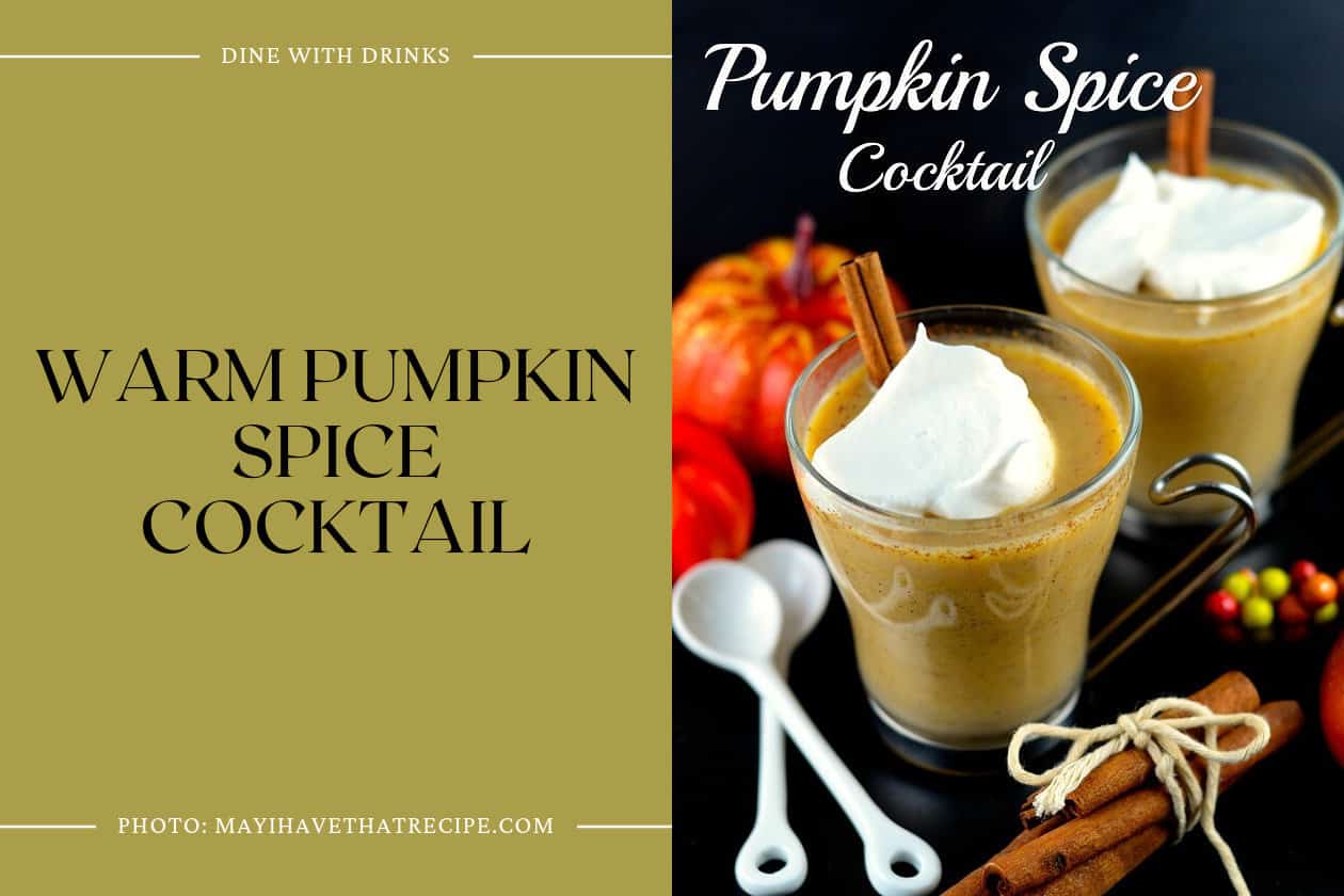 Warm Pumpkin Spice Cocktail