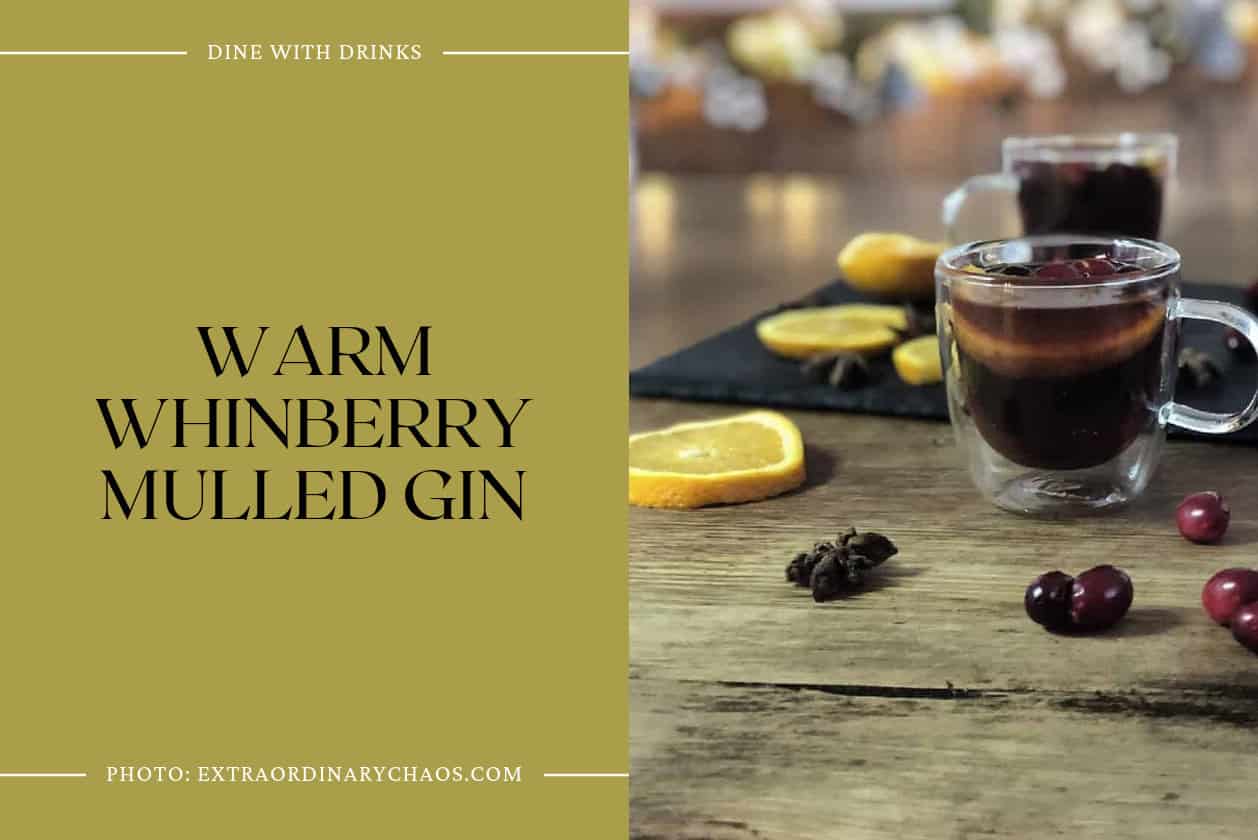 Warm Whinberry Mulled Gin
