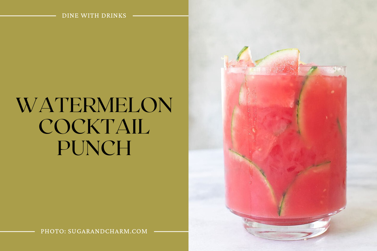 Watermelon Cocktail Punch