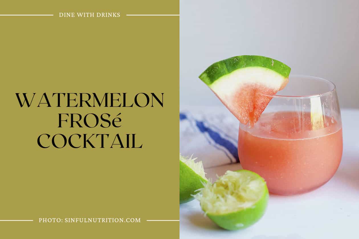 Watermelon Frosé Cocktail