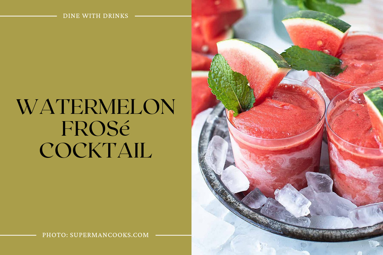 Watermelon Frosé Cocktail