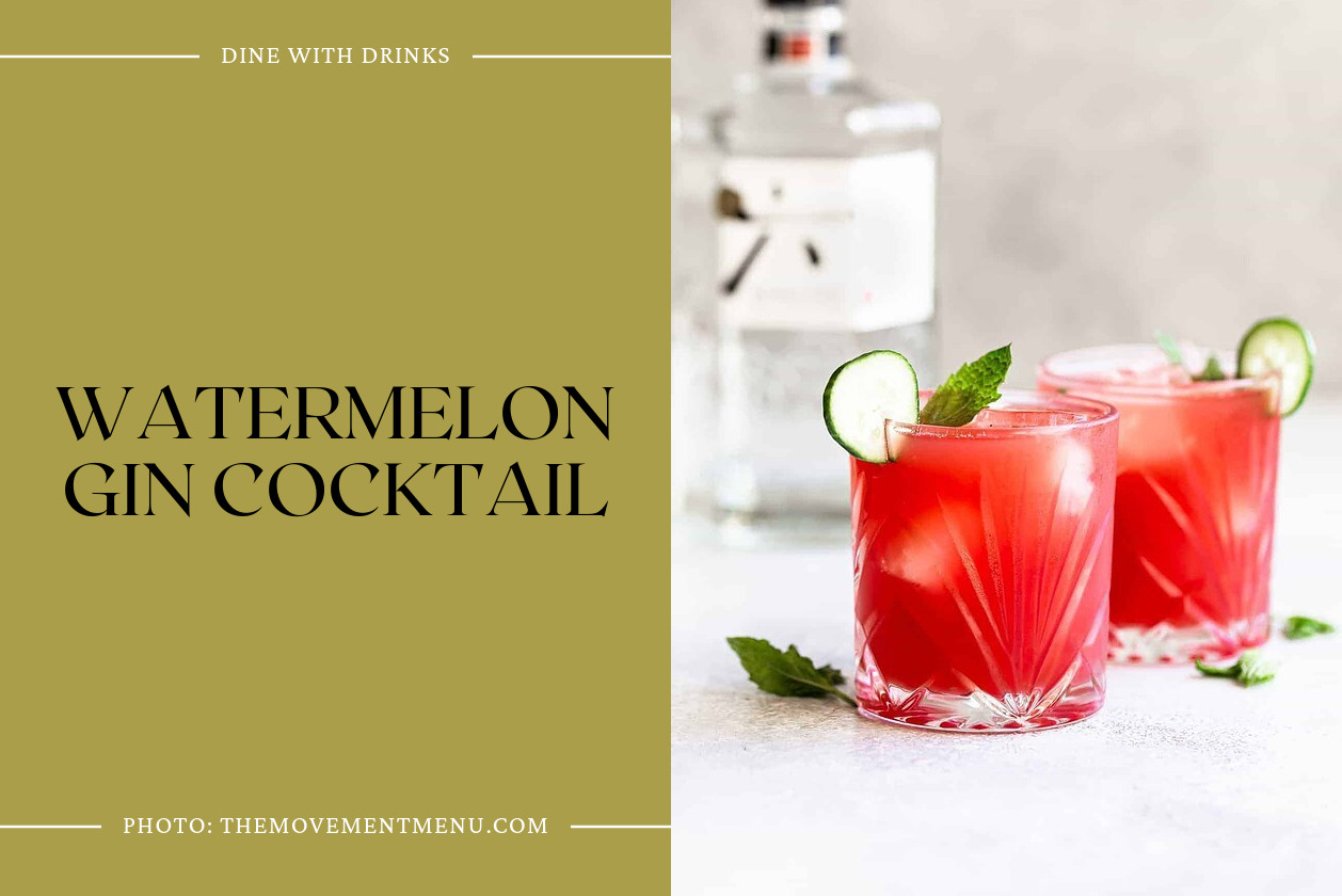 Watermelon Gin Cocktail