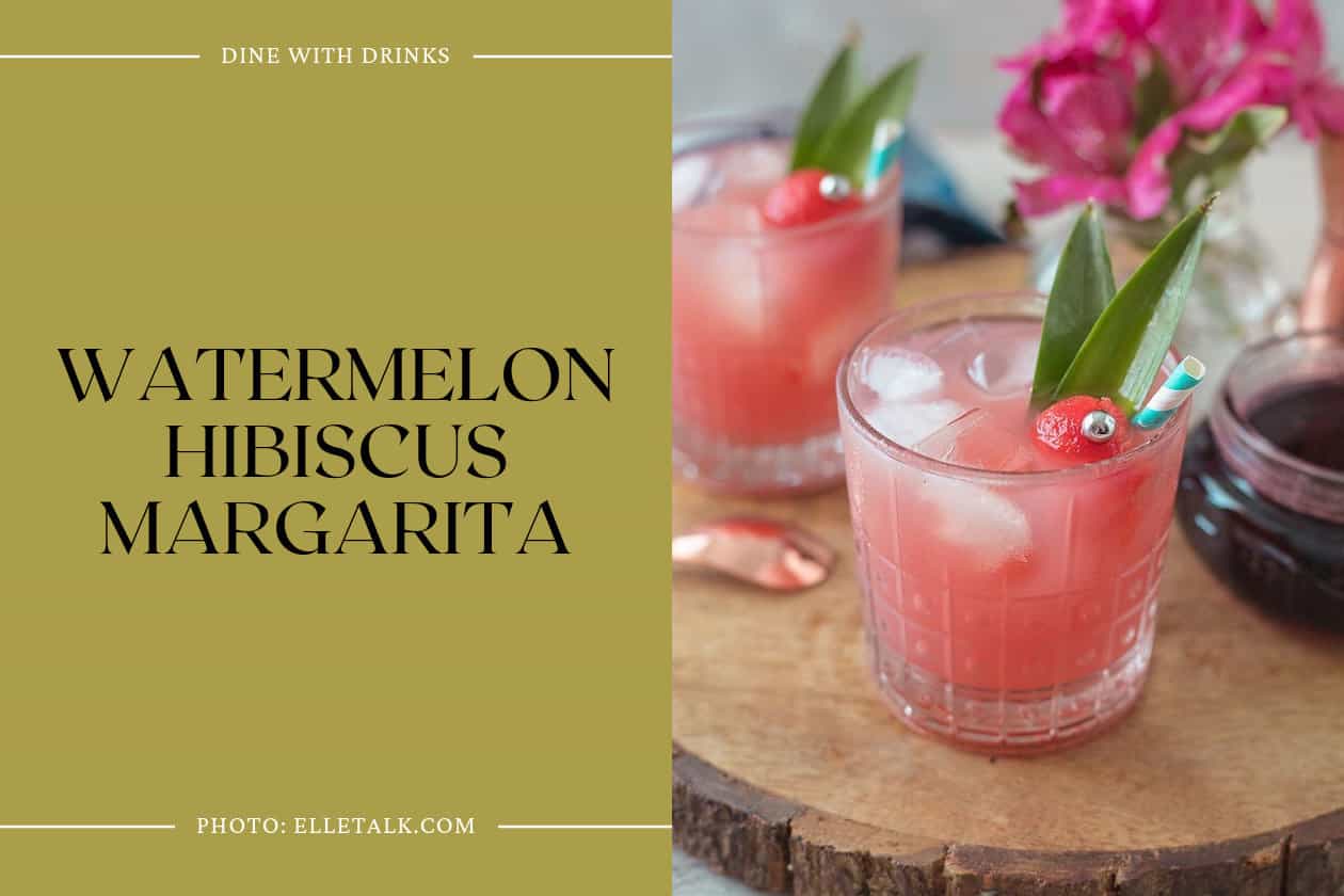 Watermelon Hibiscus Margarita