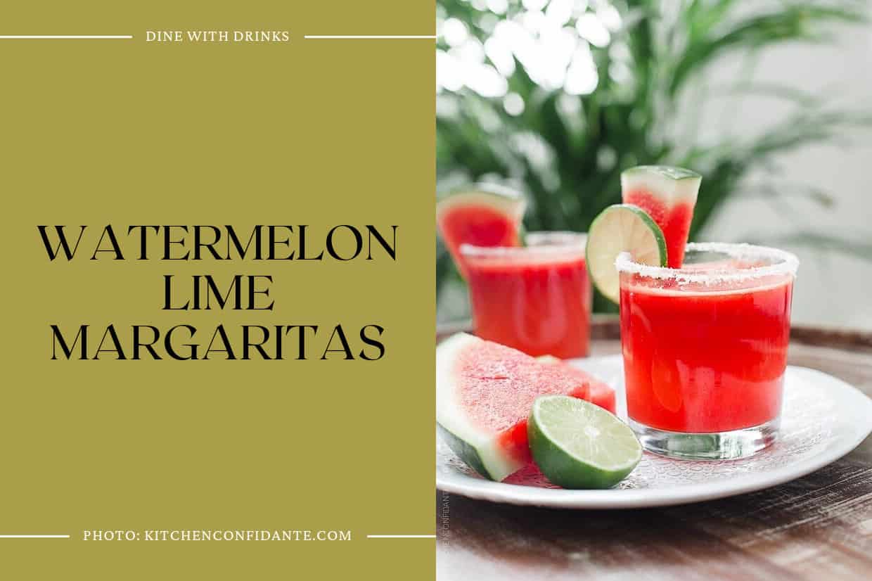 Watermelon Lime Margaritas
