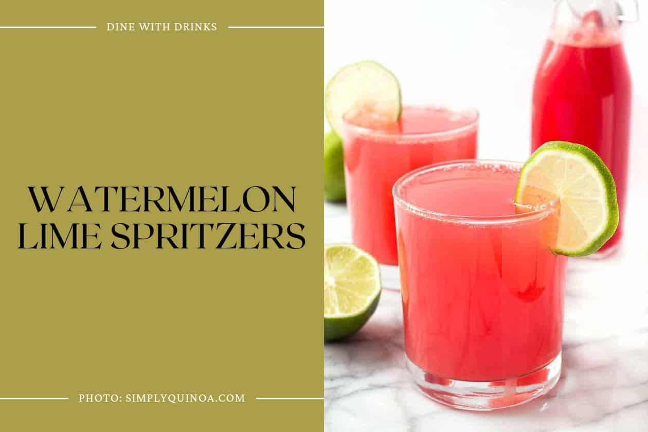 Watermelon Lime Spritzers